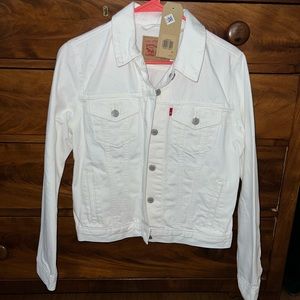 White Levis Jean Jacket